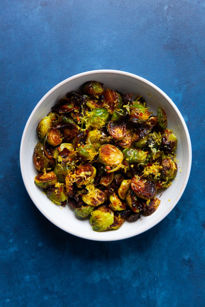 Brussels Sprouts with Honey Chile Glaze Everyday Annie